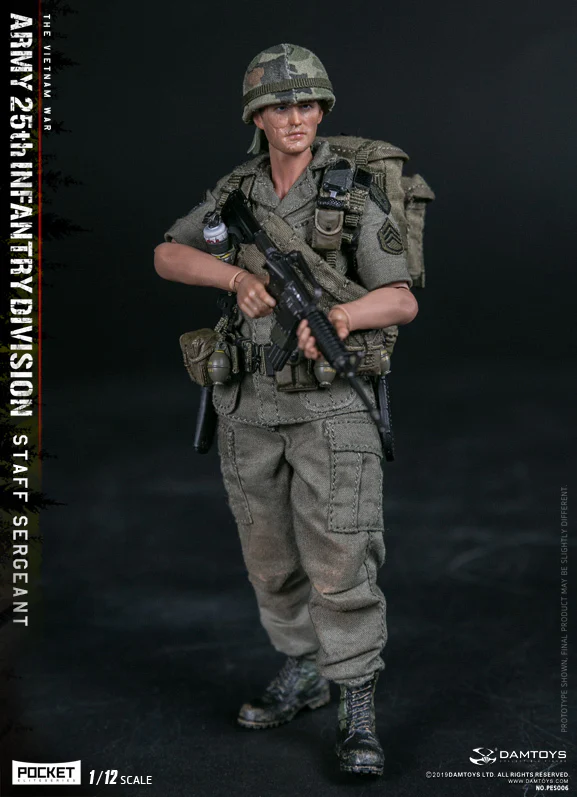 Pedido Figura Army 25th Infantry Division - Private Staff Sergeant marca Damtoys PES006 escala pequeña 1/12 - Image 12