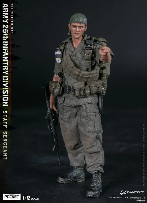Pedido Figura Army 25th Infantry Division - Private Staff Sergeant marca Damtoys PES006 escala pequeña 1/12 - Image 9