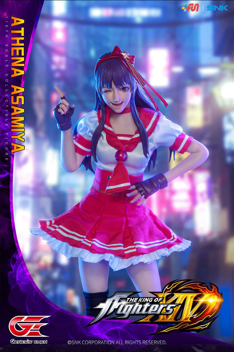 Pedido Figura Athena Asamiya - SNK King of Fighters XIV marca Emen Genesis KOF-AT01 escala 1/6 - Image 9