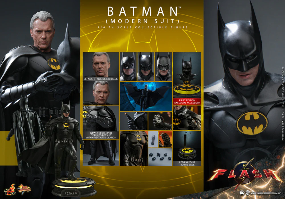 Pedido Figura BATMAN (Modern Suit) - The Flash marca Hot Toys MMS712 escala 1/6 - Image 22