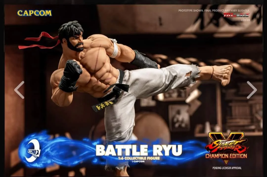 Pedido Figura Battle RYU (Limited Edition) - Street Fighter V: Champion Edition - Iconiq Gaming Series marca Iconiq Studios IQGS-06 escala 1/6 - Image 12