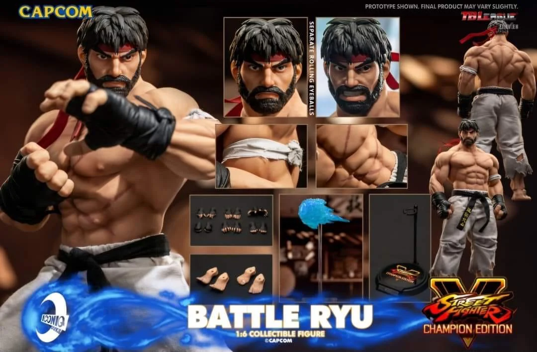 Pedido Figura Battle RYU (Limited Edition) - Street Fighter V: Champion Edition - Iconiq Gaming Series marca Iconiq Studios IQGS-06 escala 1/6 - Image 14