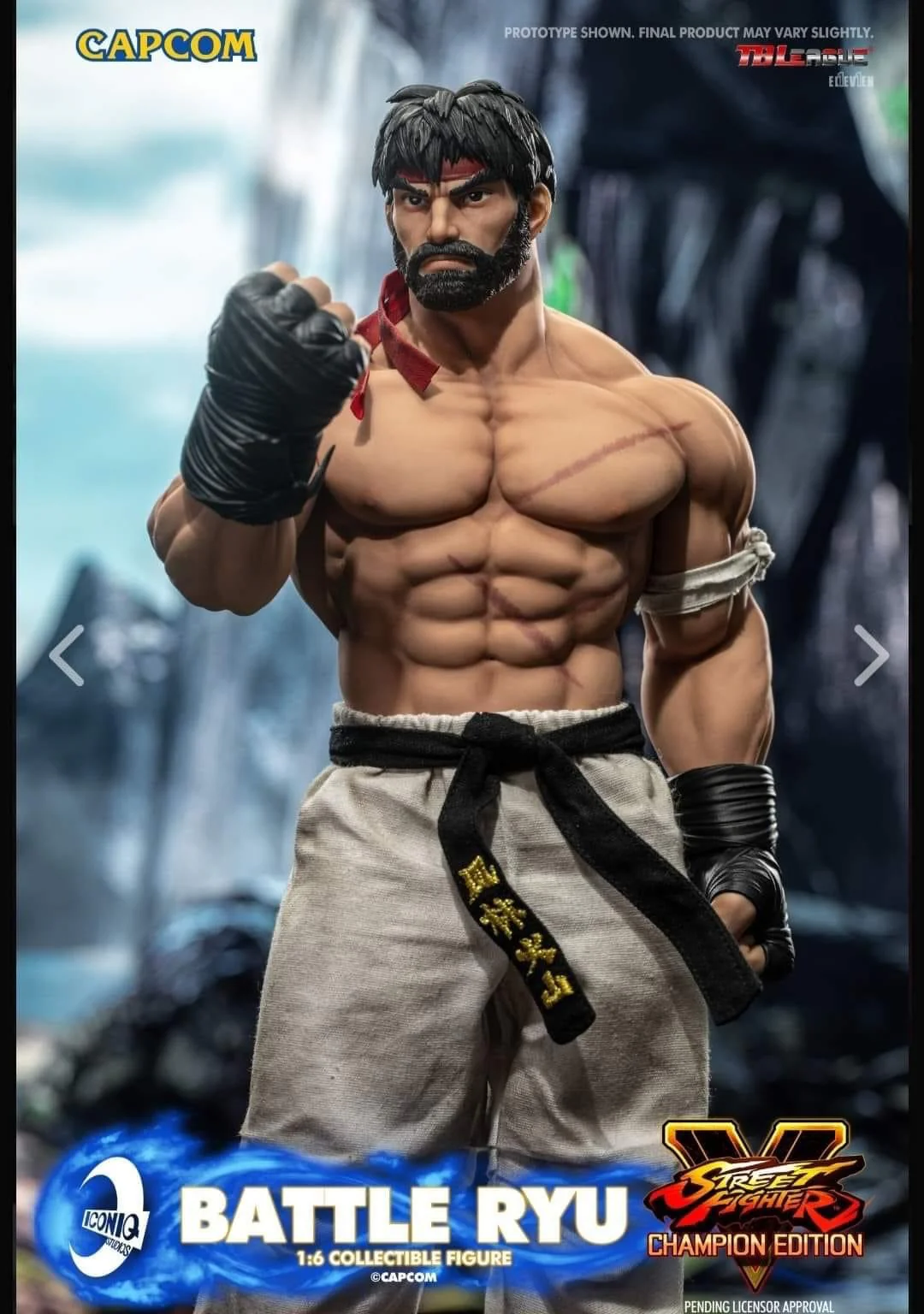 Pedido Figura Battle RYU (Limited Edition) - Street Fighter V: Champion Edition - Iconiq Gaming Series marca Iconiq Studios IQGS-06 escala 1/6 - Image 2