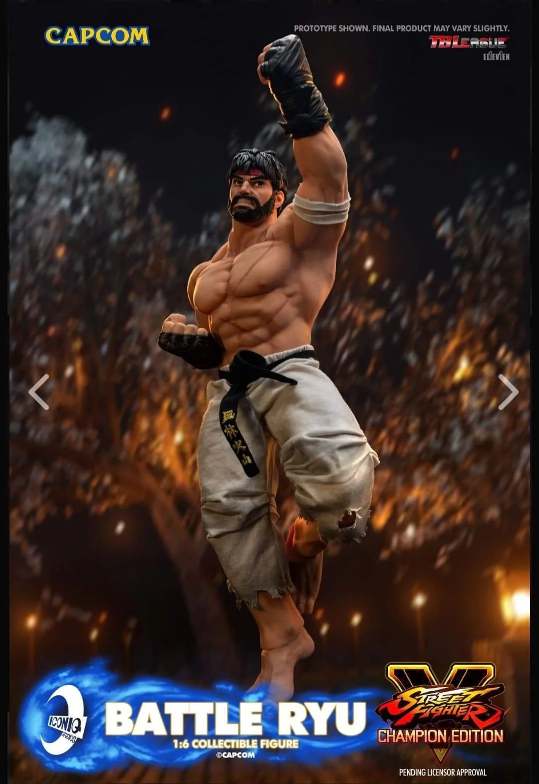 Pedido Figura Battle RYU (Limited Edition) - Street Fighter V: Champion Edition - Iconiq Gaming Series marca Iconiq Studios IQGS-06 escala 1/6 - Image 3