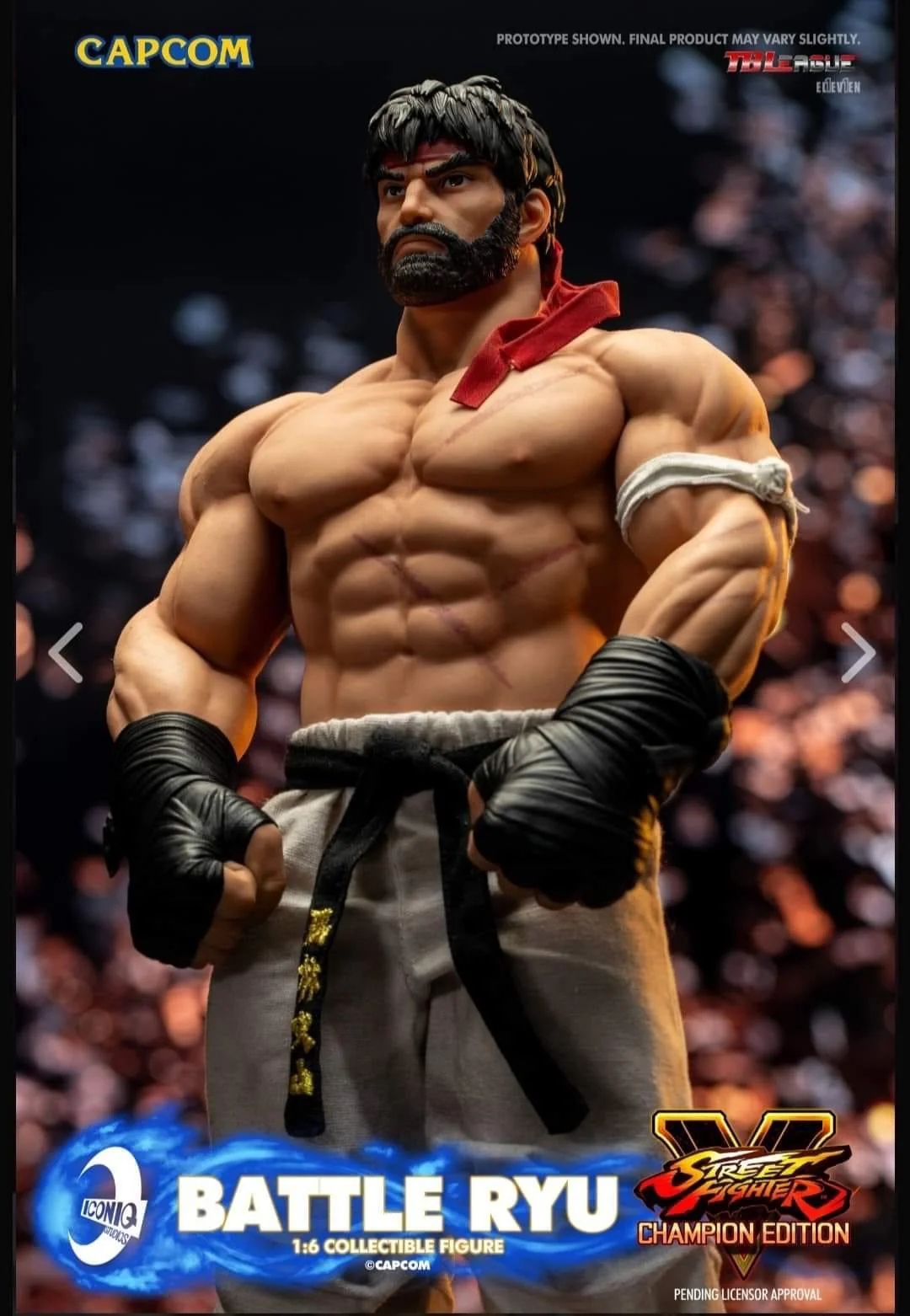 Pedido Figura Battle RYU (Limited Edition) - Street Fighter V: Champion Edition - Iconiq Gaming Series marca Iconiq Studios IQGS-06 escala 1/6 - Image 7