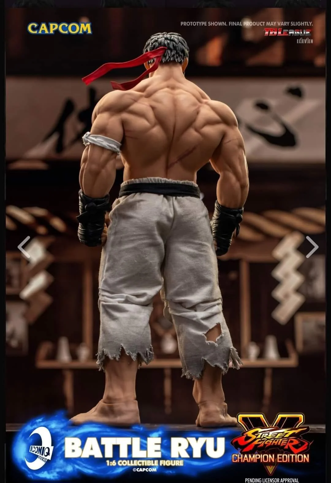 Pedido Figura Battle RYU (Limited Edition) - Street Fighter V: Champion Edition - Iconiq Gaming Series marca Iconiq Studios IQGS-06 escala 1/6 - Image 8