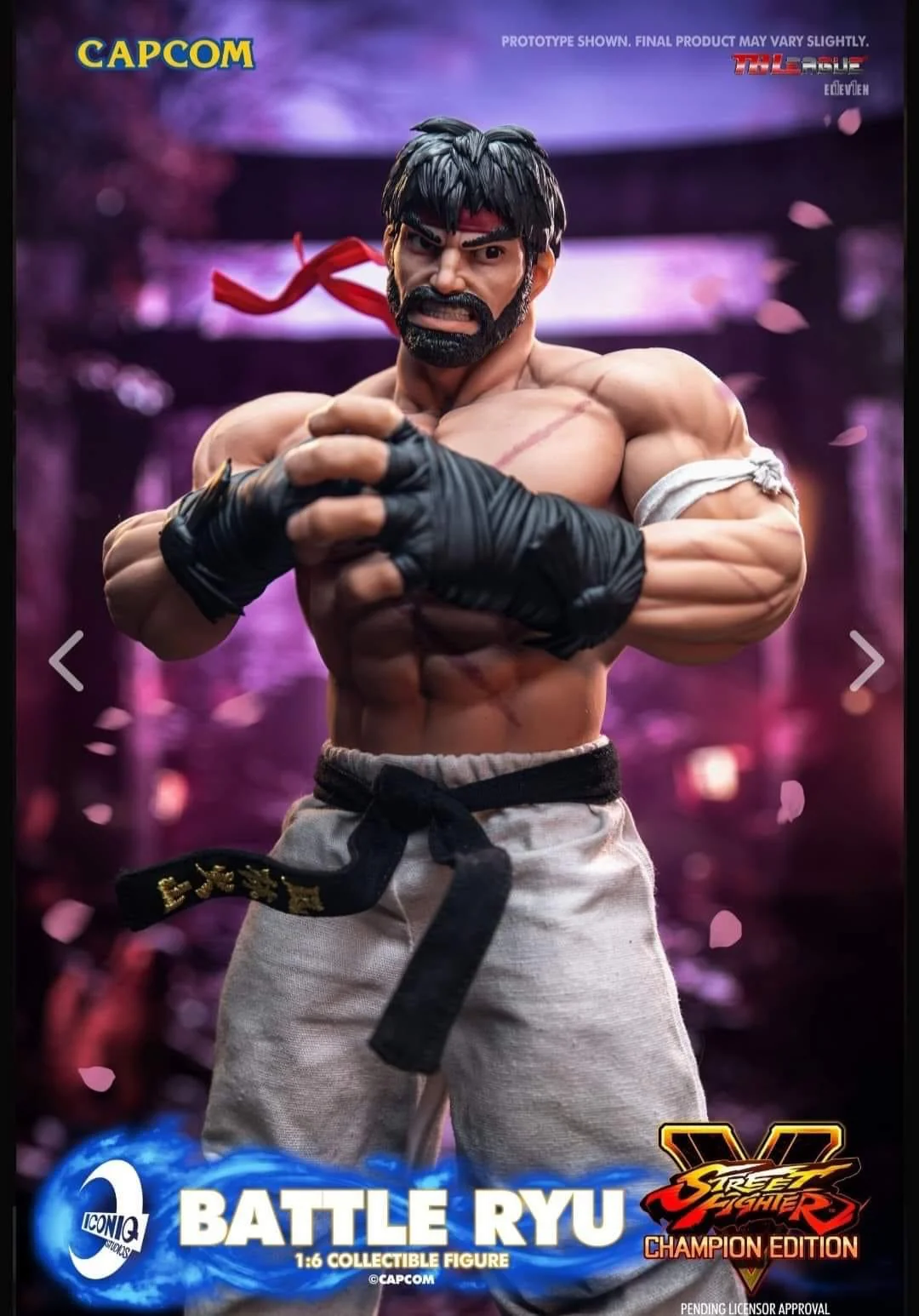 Pedido Figura Battle RYU (Limited Edition) - Street Fighter V: Champion Edition - Iconiq Gaming Series marca Iconiq Studios IQGS-06 escala 1/6 - Image 9