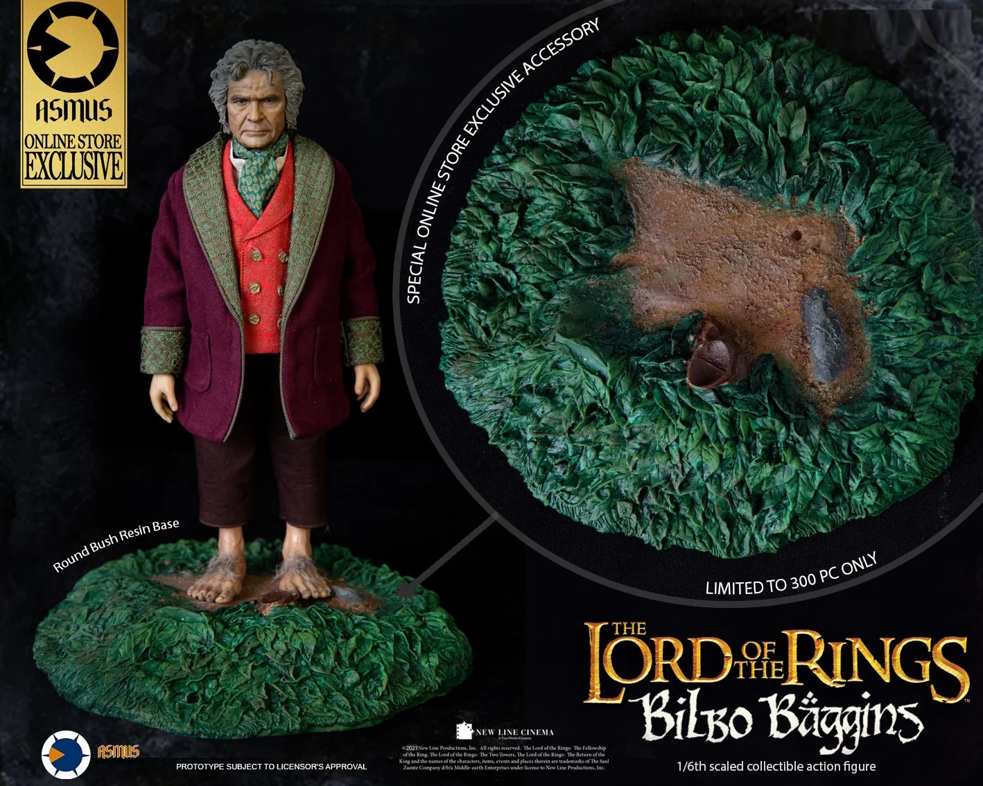 Pedido Figura Bilbo Baggins (old) EXCLUSIVO - The Lord of the Rings marca Asmus Toys LOTR031EX escala 1/6 - Image 13