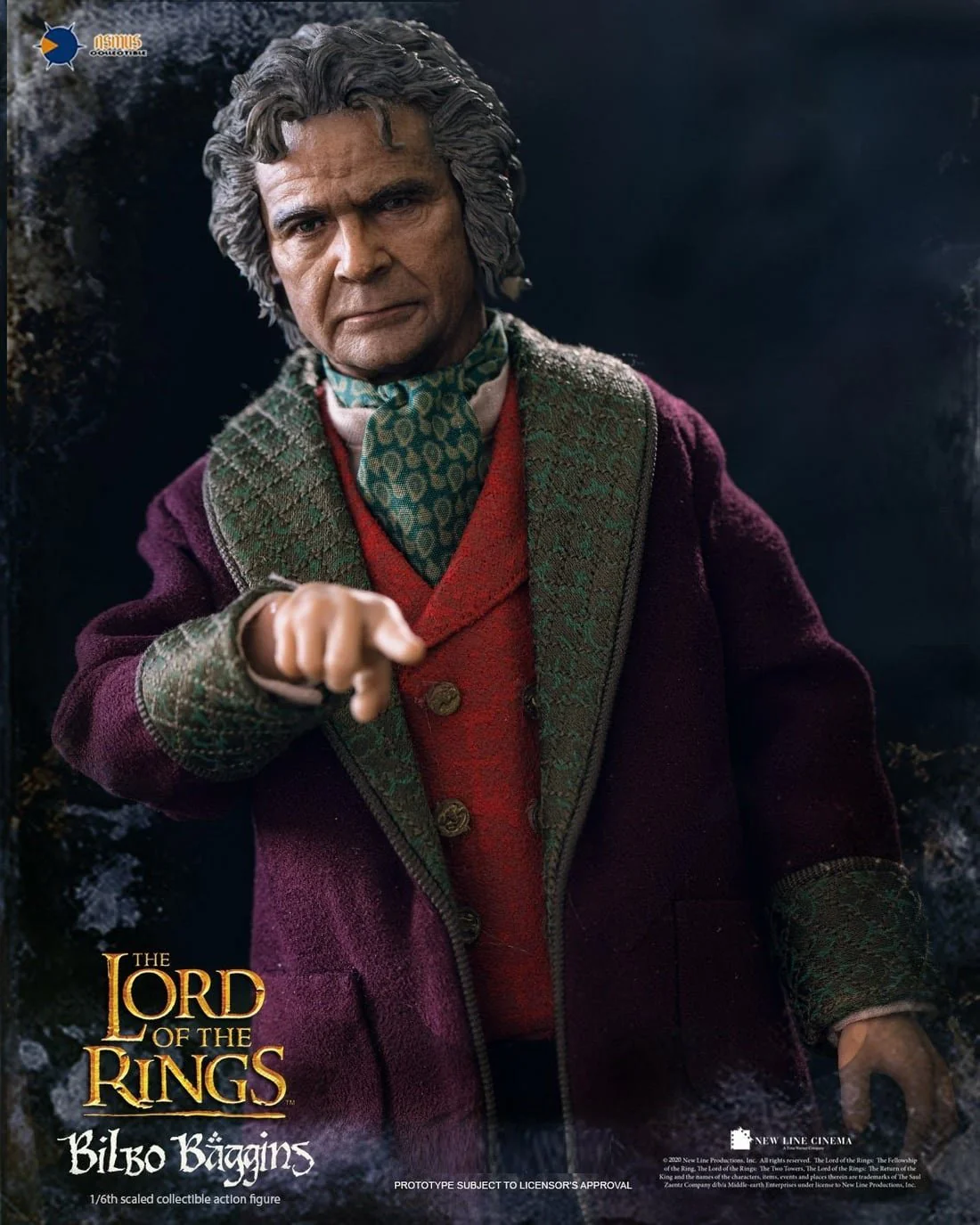 Pedido Figura Bilbo Baggins (old) EXCLUSIVO - The Lord of the Rings marca Asmus Toys LOTR031EX escala 1/6 - Image 7