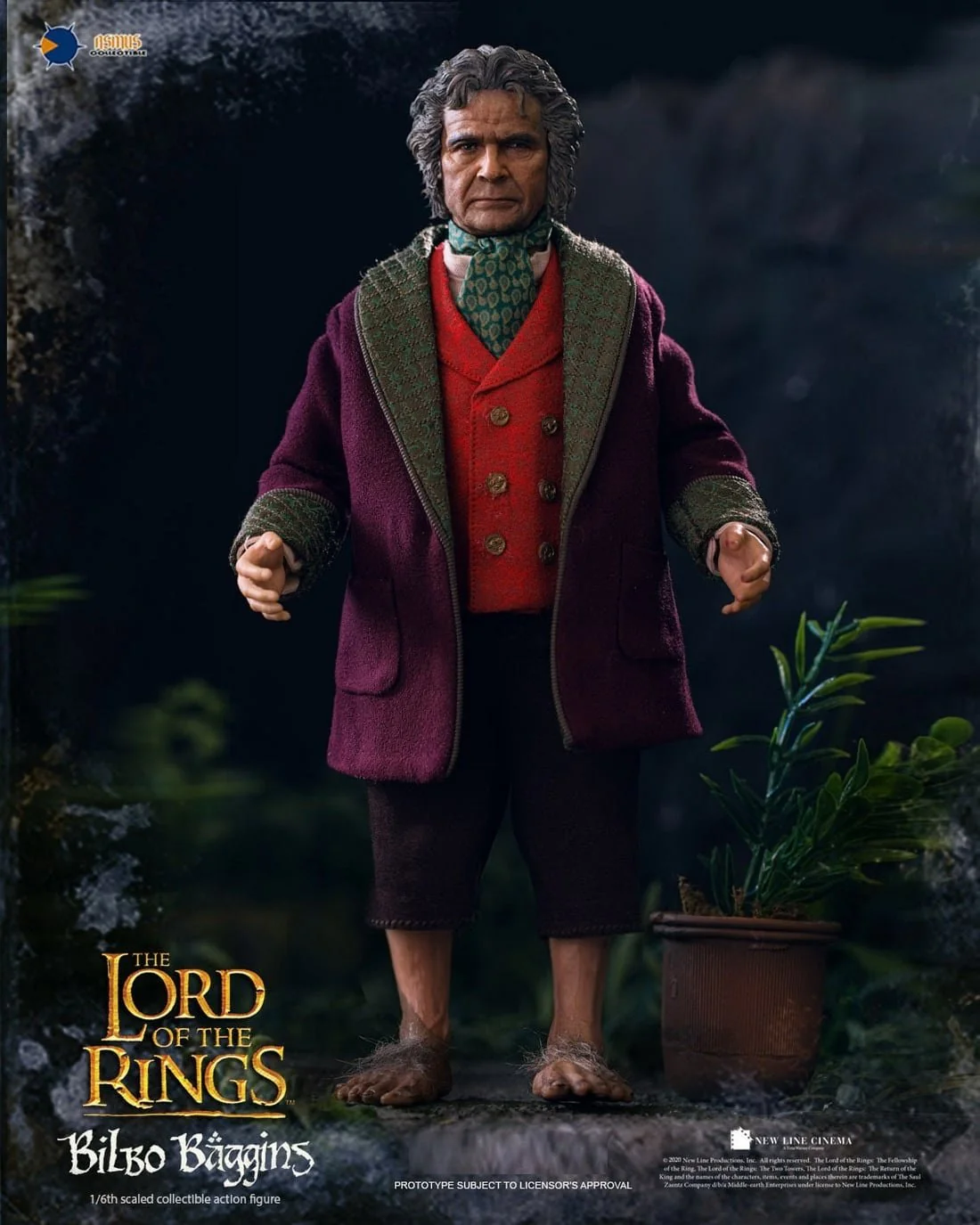 Pedido Figura Bilbo Baggins (old) EXCLUSIVO - The Lord of the Rings marca Asmus Toys LOTR031EX escala 1/6 - Image 8