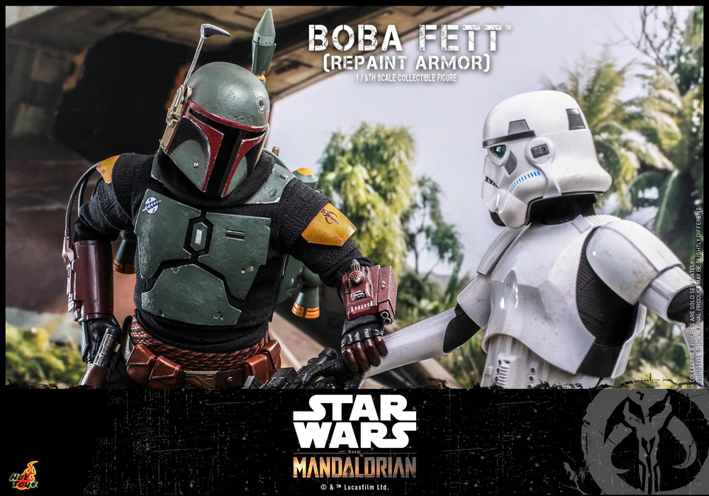 Pedido Figura Boba Fett (Repaint Armor) (Standard version) - Star Wars: The Mandalorian marca Hot Toys TMS055 escala 1/6 - Image 9