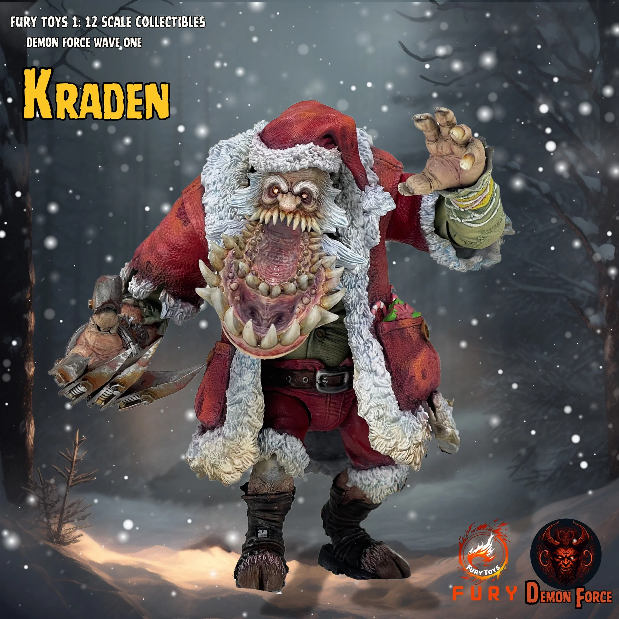 Pedido Figuras Brothers Kraden & Krynn - Demon Force Wave One (Set de 2 figuras + bonus) marca Fury Toys FDF001 FDF002 escala pequeña 1/12 - Image 3