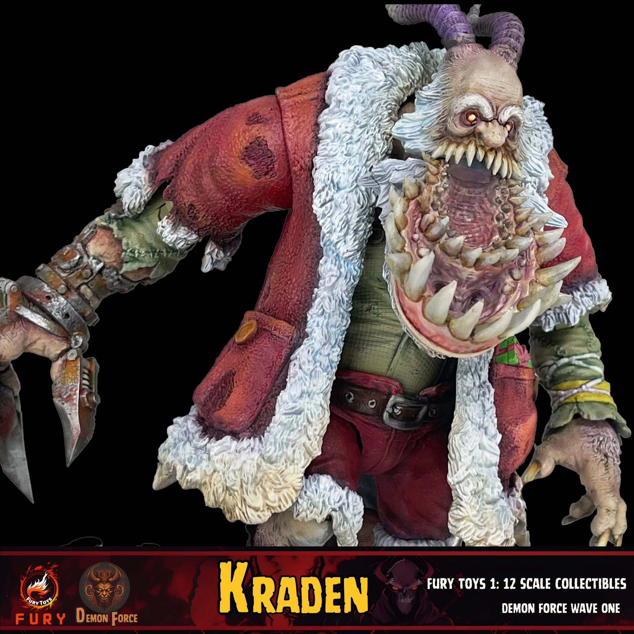 Pedido Figuras Brothers Kraden & Krynn - Demon Force Wave One (Set de 2 figuras + bonus) marca Fury Toys FDF001 FDF002 escala pequeña 1/12 - Image 6