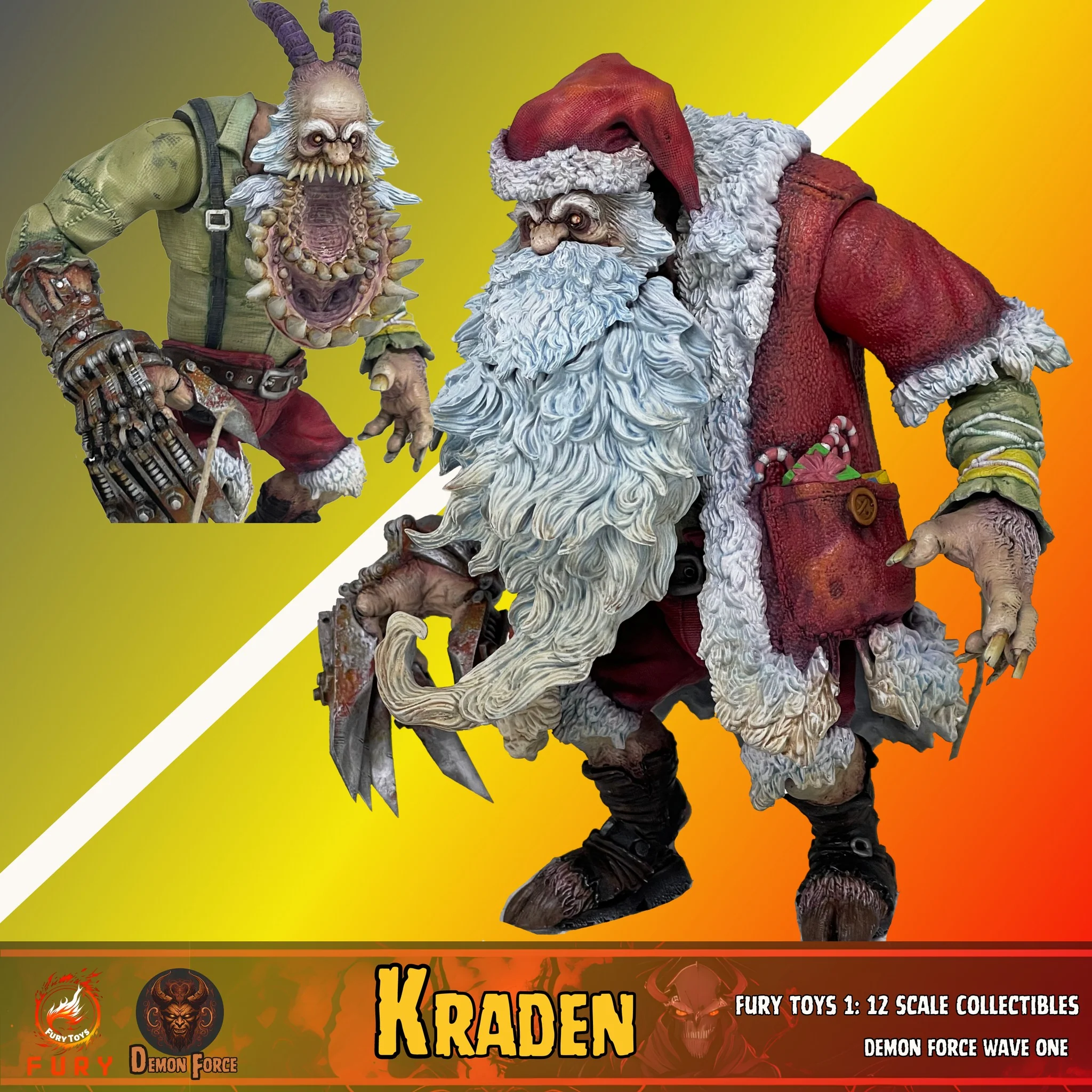 Pedido Figuras Brothers Kraden & Krynn - Demon Force Wave One (Set de 2 figuras + bonus) marca Fury Toys FDF001 FDF002 escala pequeña 1/12 - Image 9