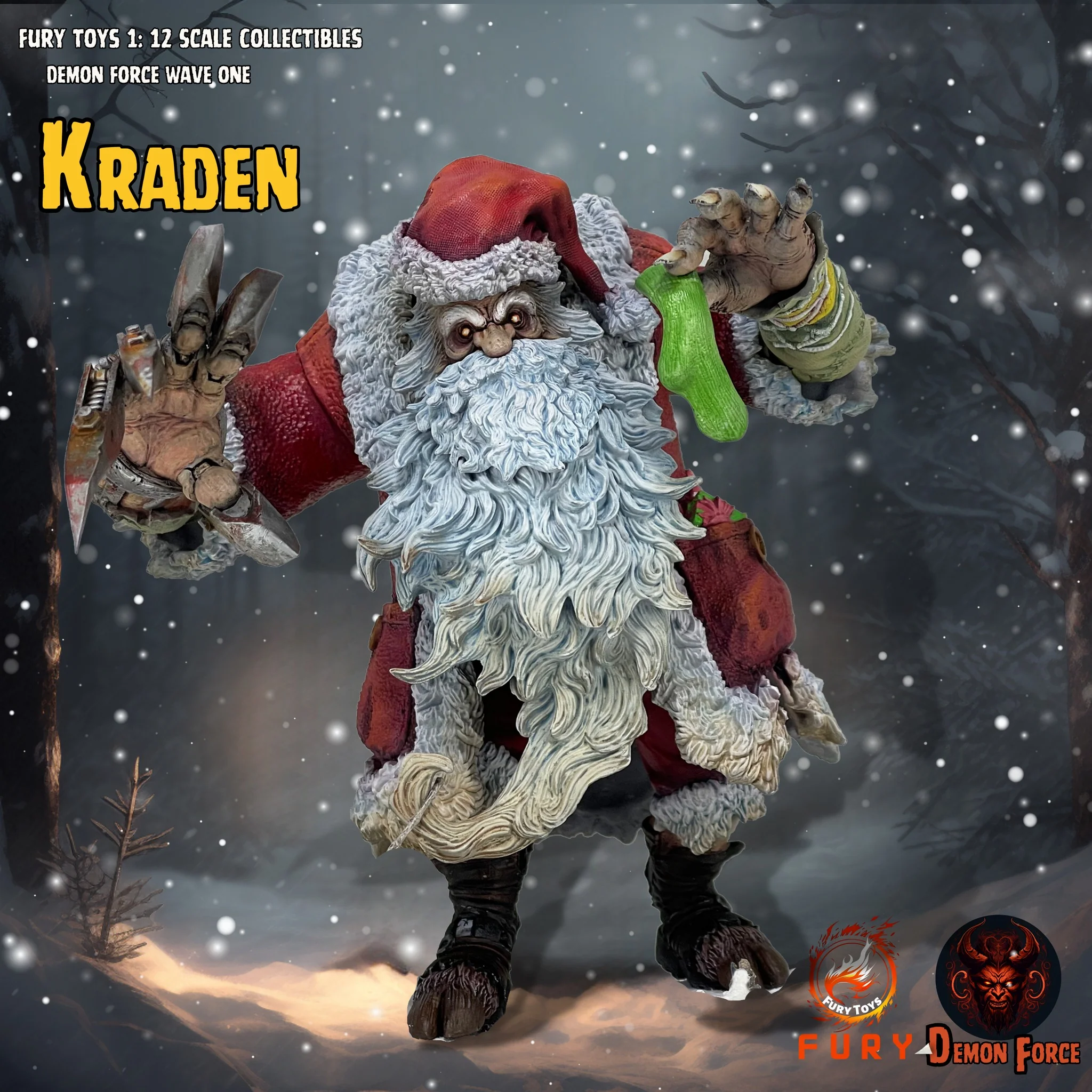 Pedido Figuras Brothers Kraden & Krynn - Demon Force Wave One (Set de 2 figuras + bonus) marca Fury Toys FDF001 FDF002 escala pequeña 1/12 - Image 10