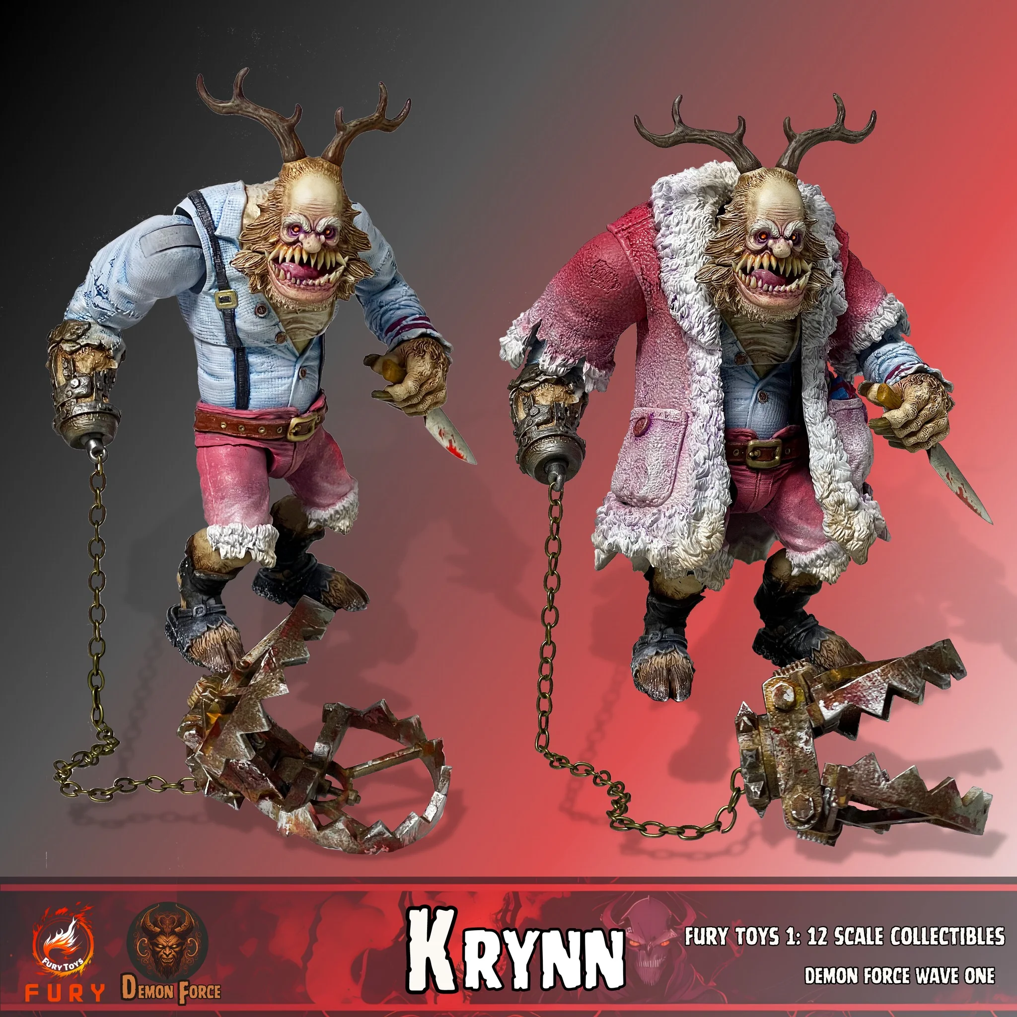 Pedido Figuras Brothers Kraden & Krynn - Demon Force Wave One (Set de 2 figuras + bonus) marca Fury Toys FDF001 FDF002 escala pequeña 1/12 - Image 15