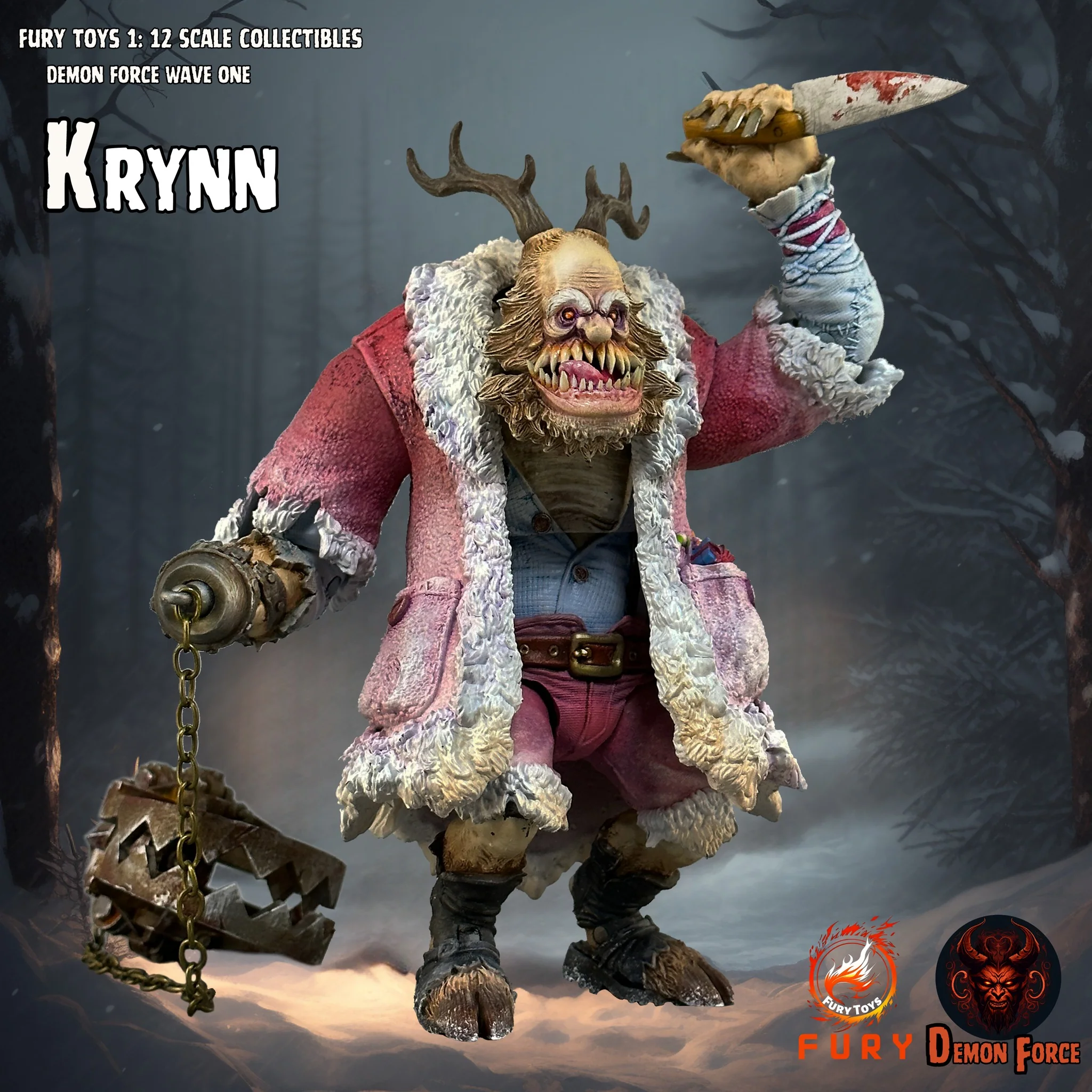 Pedido Figuras Brothers Kraden & Krynn - Demon Force Wave One (Set de 2 figuras + bonus) marca Fury Toys FDF001 FDF002 escala pequeña 1/12 - Image 16