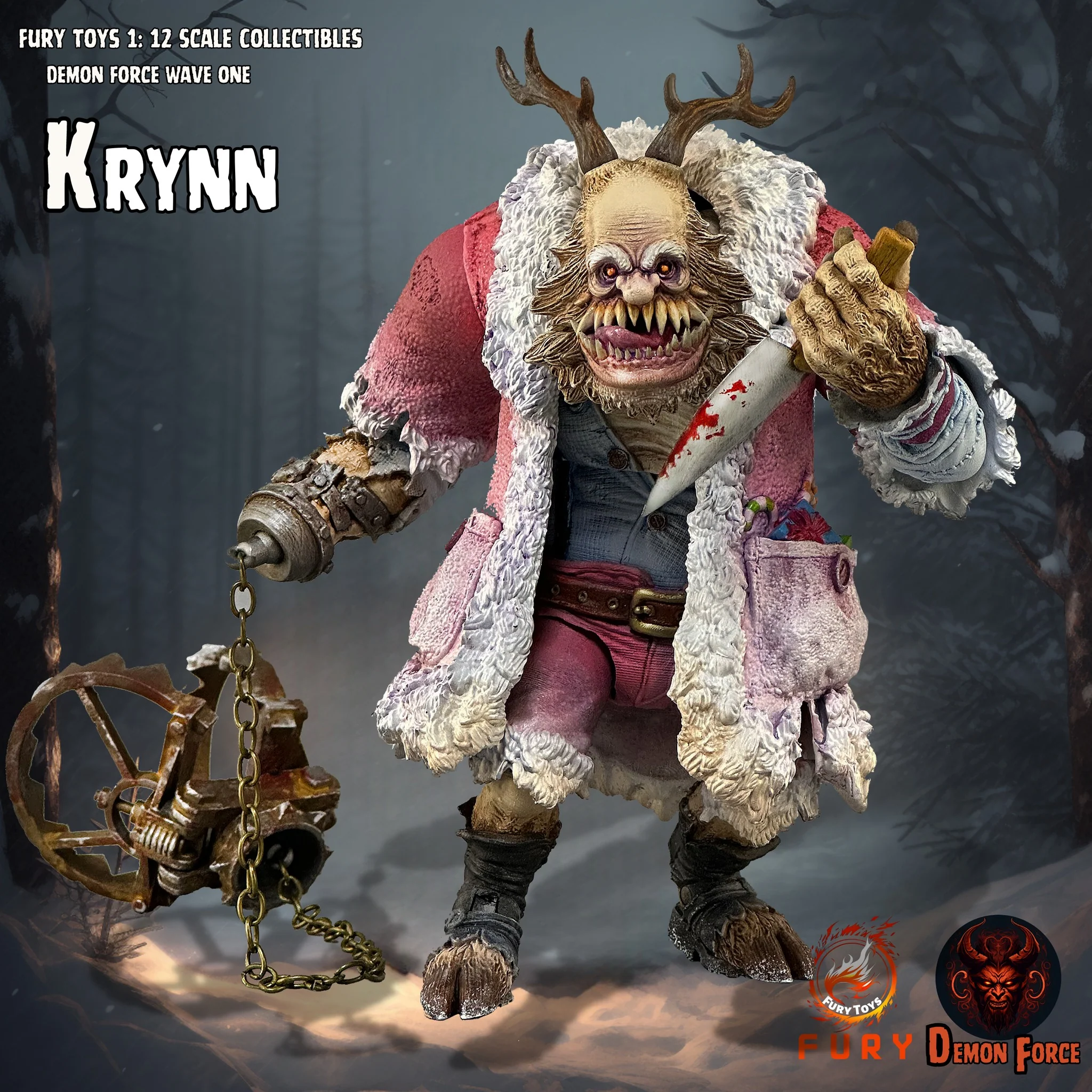 Pedido Figuras Brothers Kraden & Krynn - Demon Force Wave One (Set de 2 figuras + bonus) marca Fury Toys FDF001 FDF002 escala pequeña 1/12 - Image 17