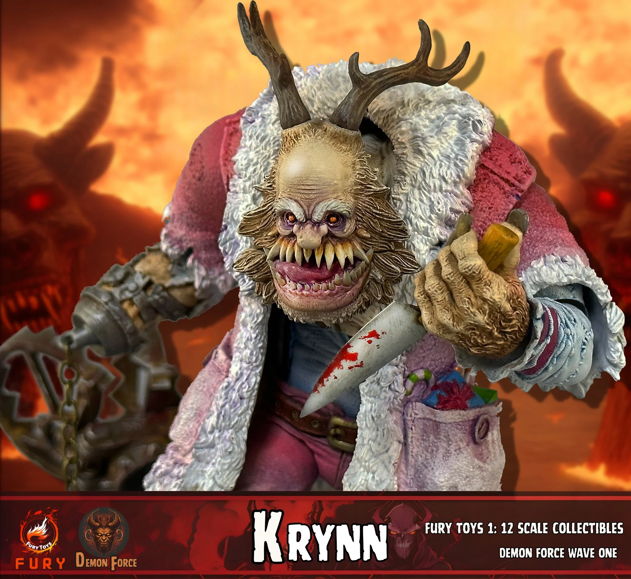 Pedido Figuras Brothers Kraden & Krynn - Demon Force Wave One (Set de 2 figuras + bonus) marca Fury Toys FDF001 FDF002 escala pequeña 1/12 - Image 20