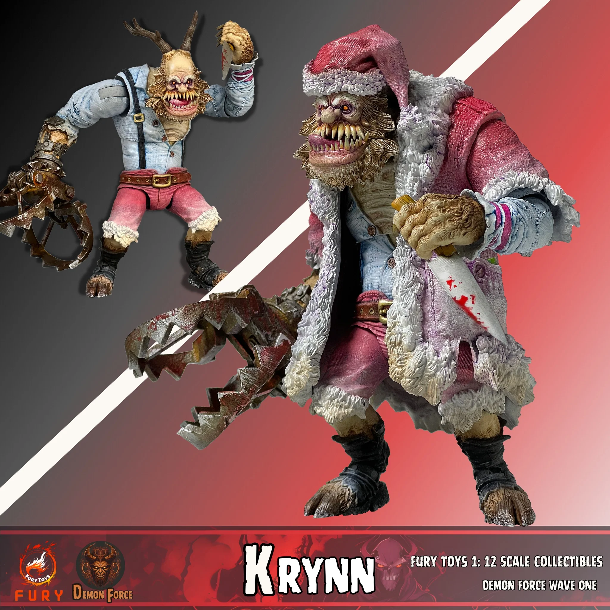 Pedido Figuras Brothers Kraden & Krynn - Demon Force Wave One (Set de 2 figuras + bonus) marca Fury Toys FDF001 FDF002 escala pequeña 1/12 - Image 21