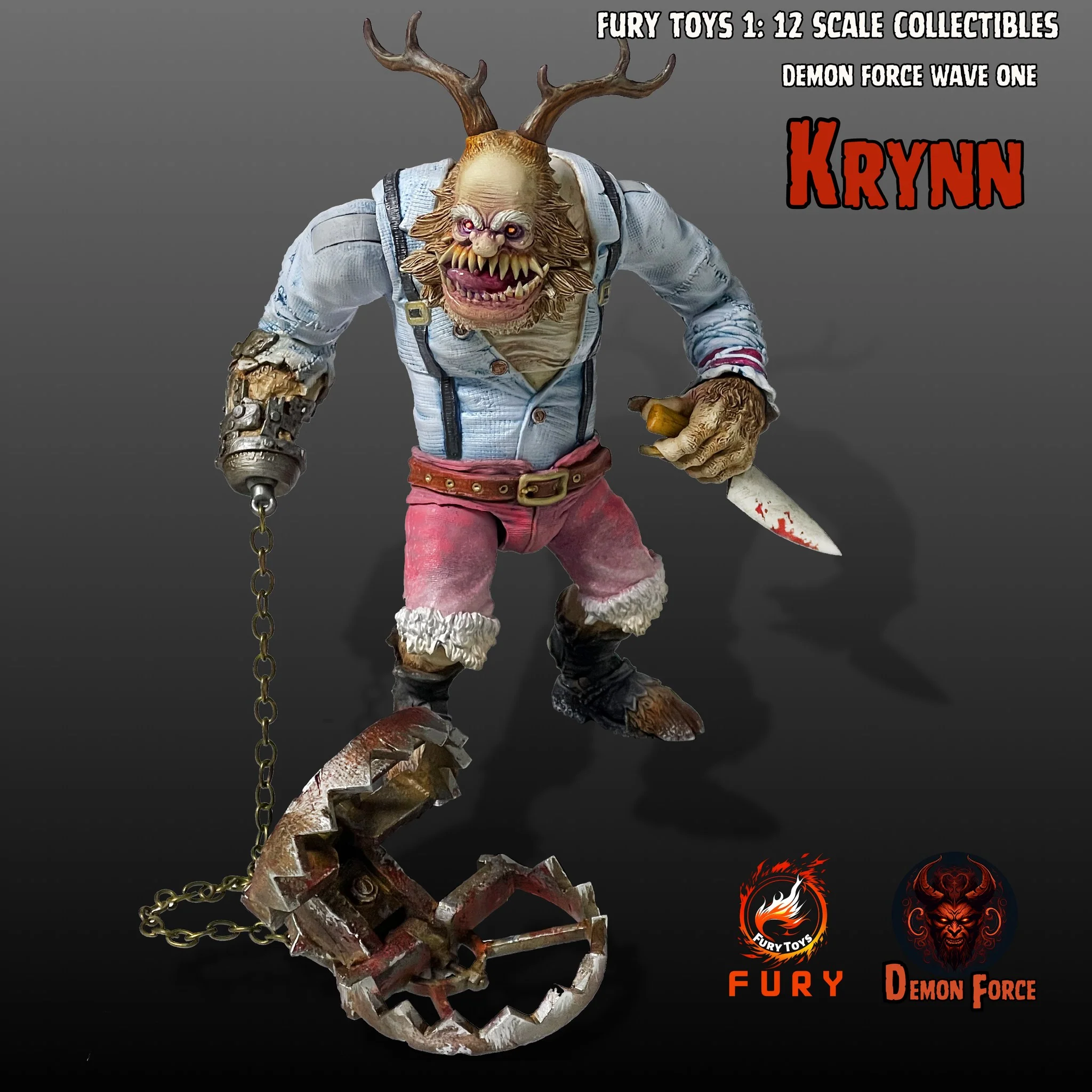 Pedido Figuras Brothers Kraden & Krynn - Demon Force Wave One (Set de 2 figuras + bonus) marca Fury Toys FDF001 FDF002 escala pequeña 1/12 - Image 22