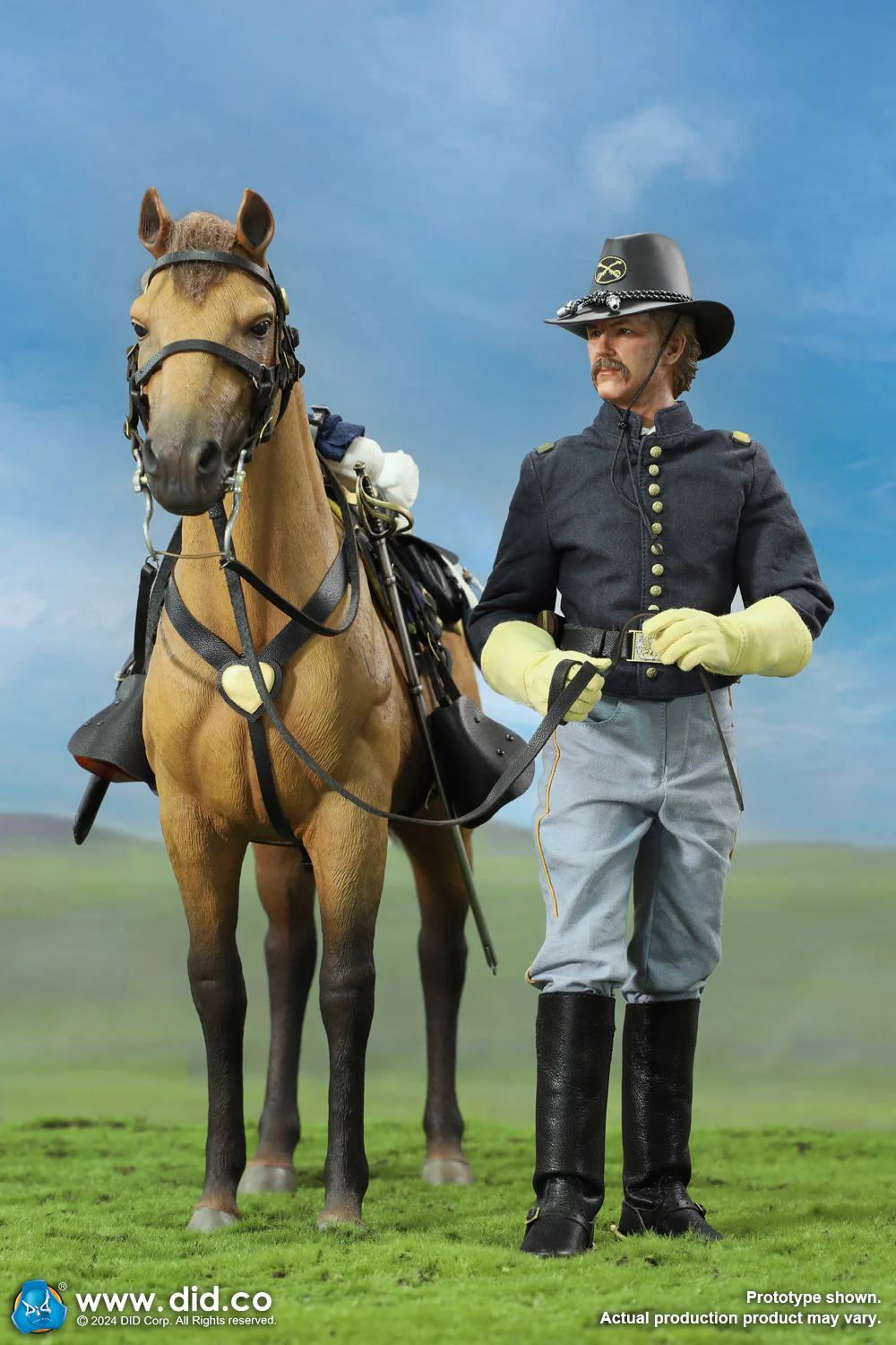 Pedido Figura Caballo de Guerra Marrón (de pie) / Brown War Horse (Standing) - U.S. Civil War marca DID E60076 escala 1/6 - Image 12