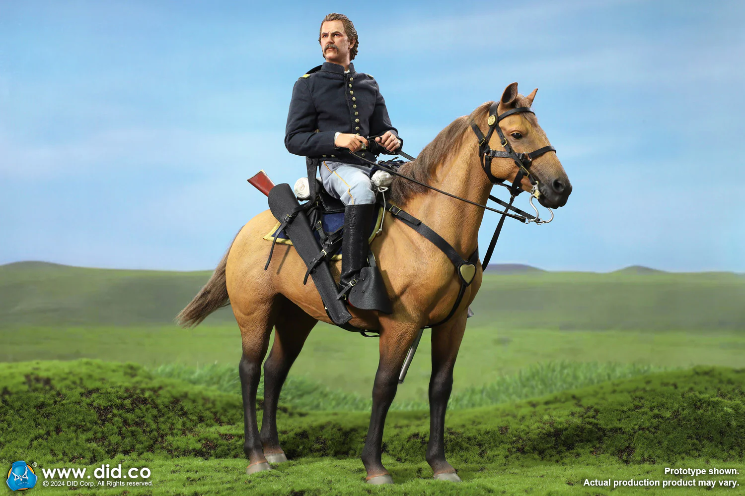Pedido Figura Caballo de Guerra Marrón (de pie) / Brown War Horse (Standing) - U.S. Civil War marca DID E60076 escala 1/6 - Image 13