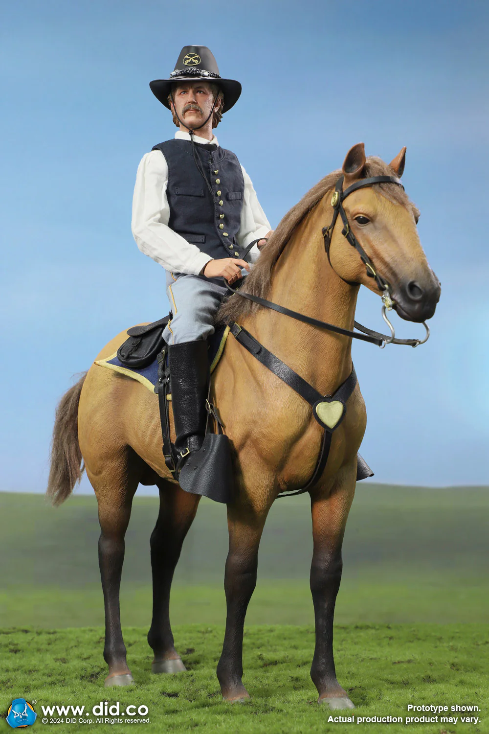 Pedido Figura Caballo de Guerra Marrón (de pie) / Brown War Horse (Standing) - U.S. Civil War marca DID E60076 escala 1/6 - Image 17