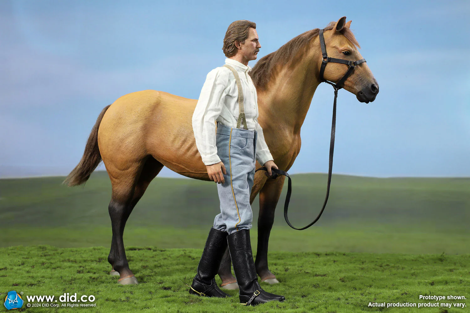 Pedido Figura Caballo de Guerra Marrón (de pie) / Brown War Horse (Standing) - U.S. Civil War marca DID E60076 escala 1/6 - Image 22