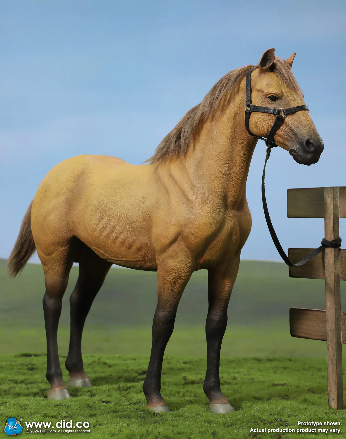 Pedido Figura Caballo de Guerra Marrón (de pie) / Brown War Horse (Standing) - U.S. Civil War marca DID E60076 escala 1/6 - Image 25