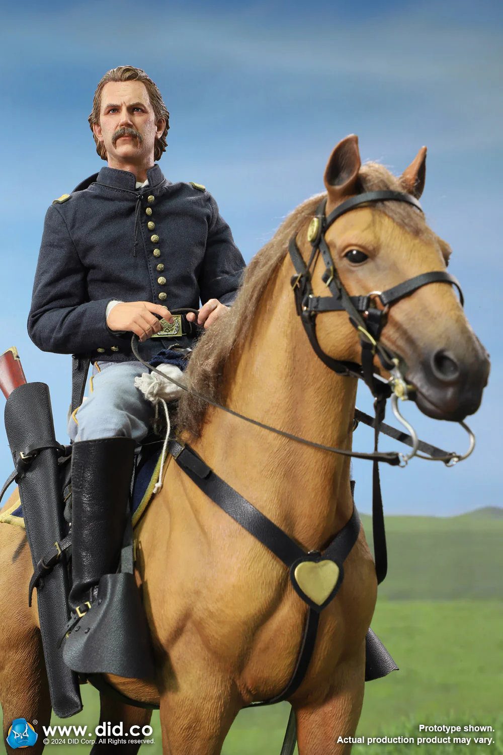 Pedido Figura Caballo de Guerra Marrón (de pie) / Brown War Horse (Standing) - U.S. Civil War marca DID E60076 escala 1/6 - Image 3