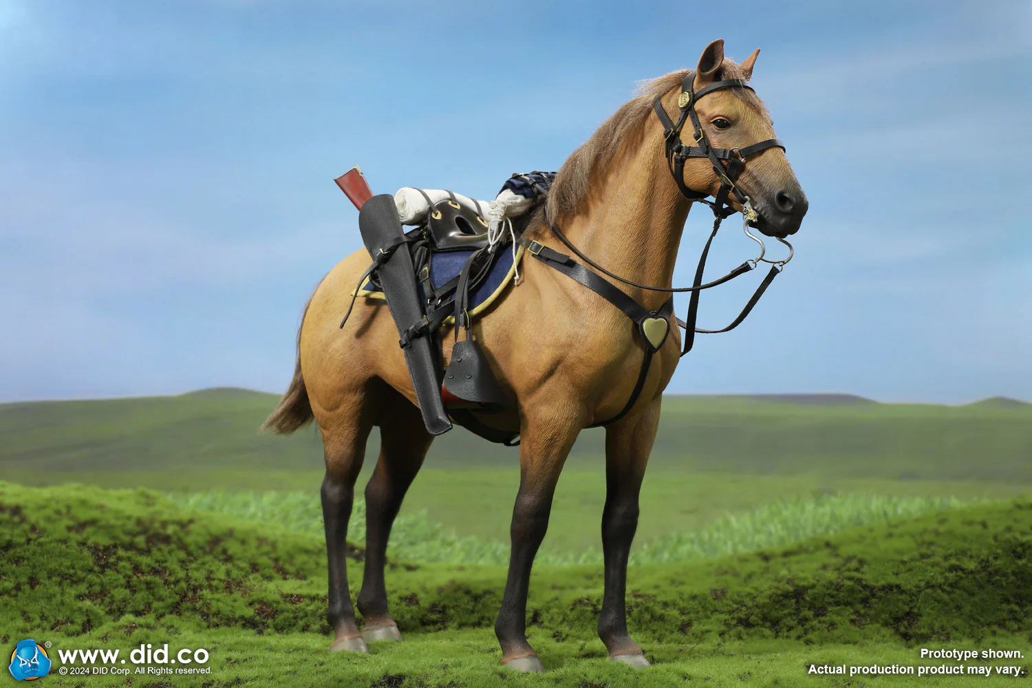 Pedido Figura Caballo de Guerra Marrón (de pie) / Brown War Horse (Standing) - U.S. Civil War marca DID E60076 escala 1/6 - Image 5