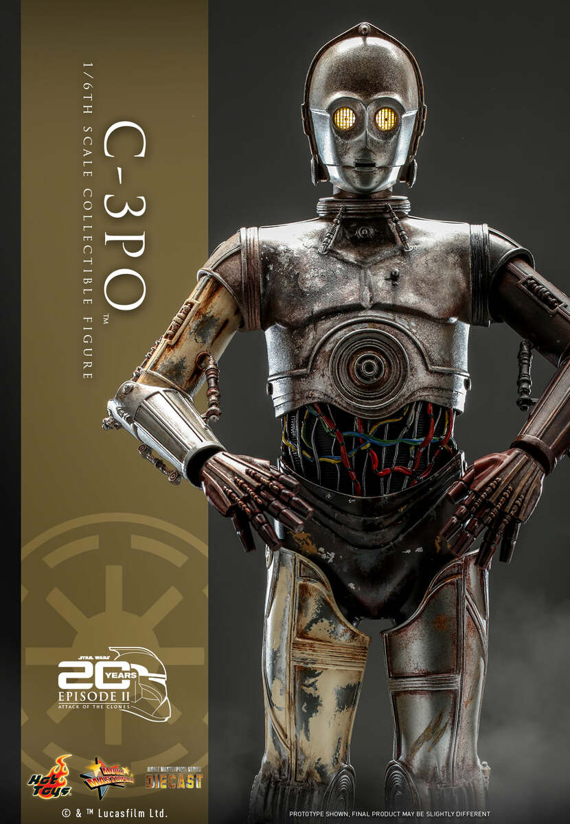 Pedido Figura C-3PO - Star Wars Episode II: Attack of the Clones ™ marca Hot Toys MMS650D46 escala 1/6 - Image 15