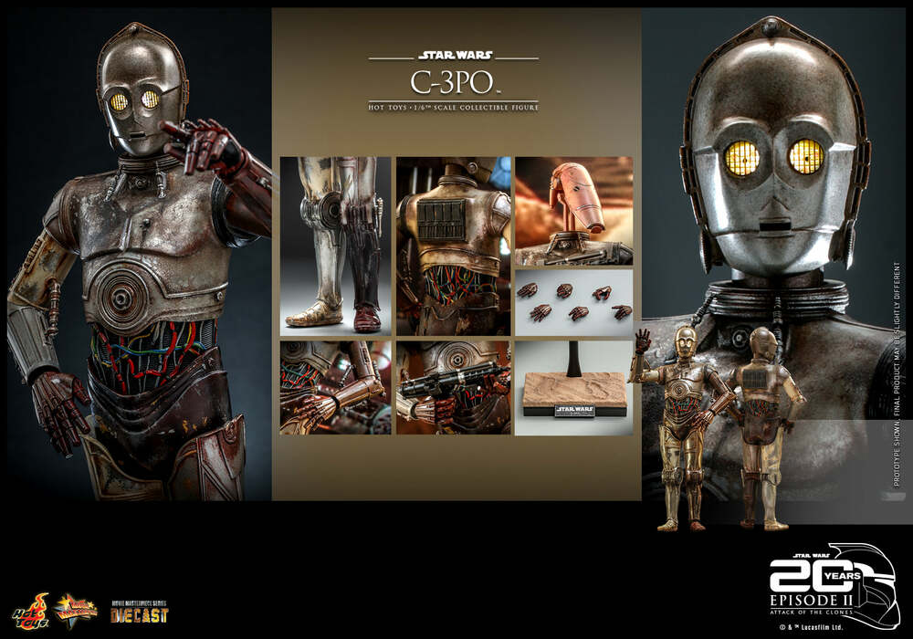 Pedido Figura C-3PO - Star Wars Episode II: Attack of the Clones ™ marca Hot Toys MMS650D46 escala 1/6 - Image 16