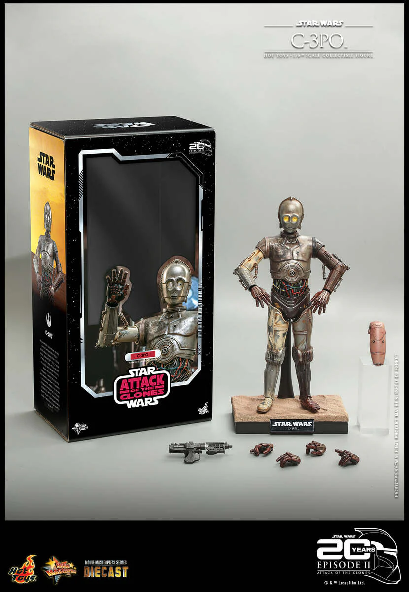 Pedido Figura C-3PO - Star Wars Episode II: Attack of the Clones ™ marca Hot Toys MMS650D46 escala 1/6 - Image 3