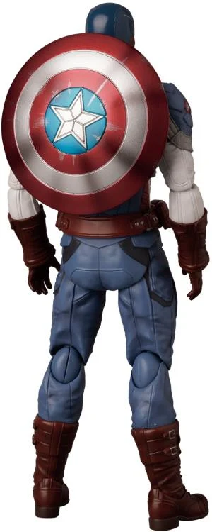 Pedido Figura Capitán América (Classic Suit) - Captain America: The Winter Soldier - MAFEX No. 220 marca Medicom Toy escala 1/12 - Image 7