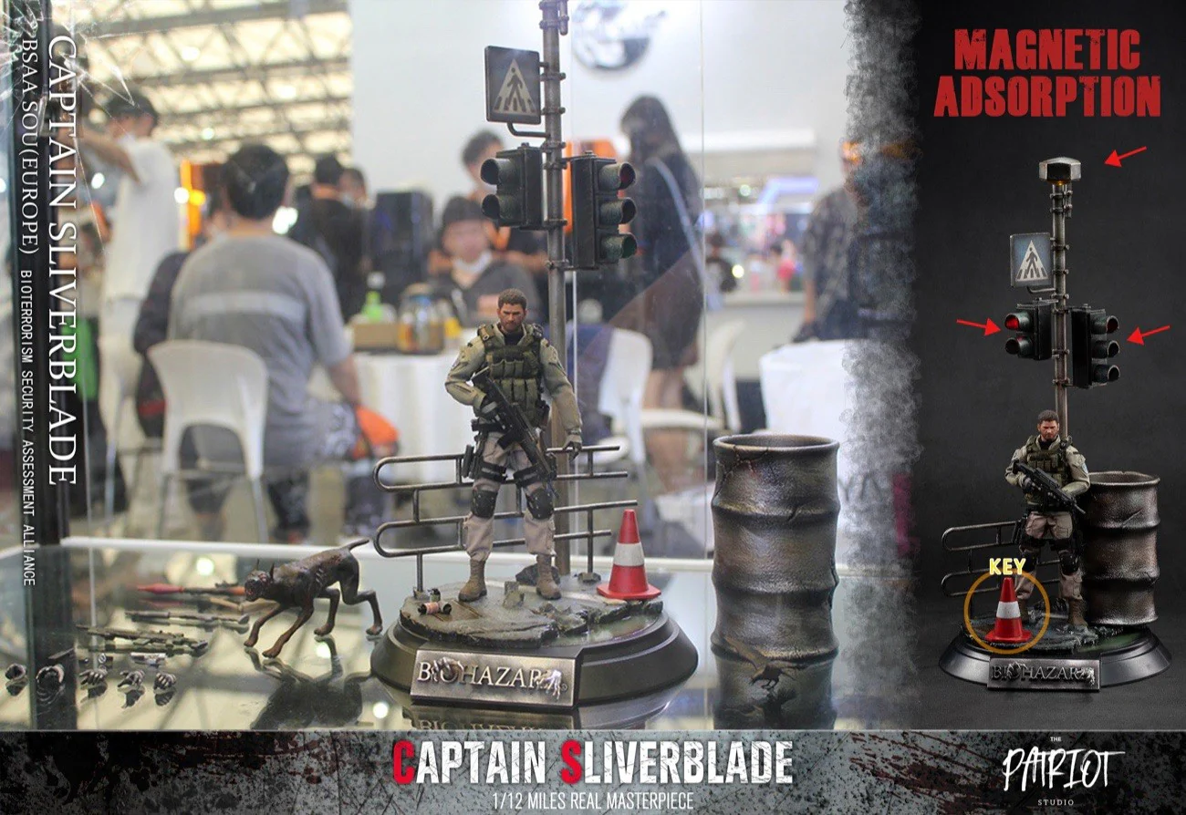 Pedido Figura Captain Sliverblade (2 versiones) marca Patriot Studios escala pequeña 1/12 - Image 6