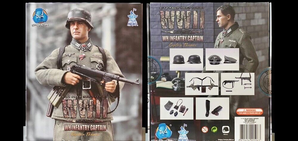 Pedido Figura Captain Thomas - WWII German WH Infantry marca DID XT80007 escala pequeña 1/12 - Image 14