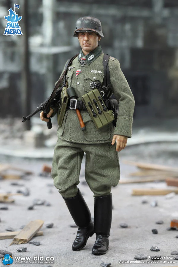 Pedido Figura Captain Thomas - WWII German WH Infantry marca DID XT80007 escala pequeña 1/12 - Image 6