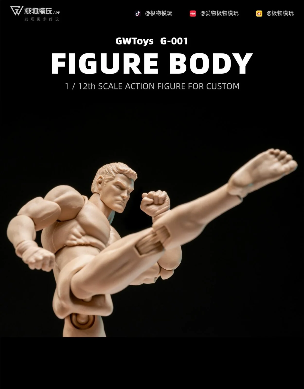 [PEDIDO] Cuerpo articulado fuerte marca GWToys G001 escala pequeña 1/12 - Image 4