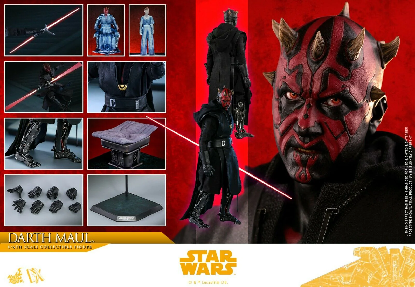 Pedido Figura Darth Maul - Solo A Star Wars Story marca Hot Toys DX18 escala 1/6 - Image 11