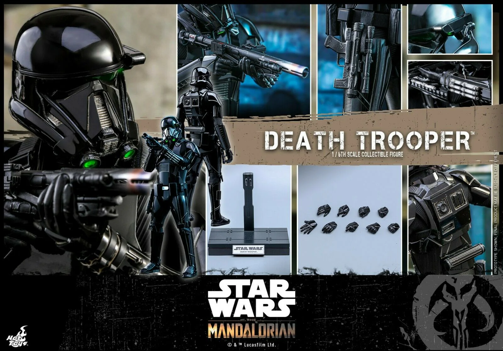 Pedido Figura Death Trooper - Star Wars The Mandalorian marca Hot Toys TMS013 escala 1/6 - Image 11