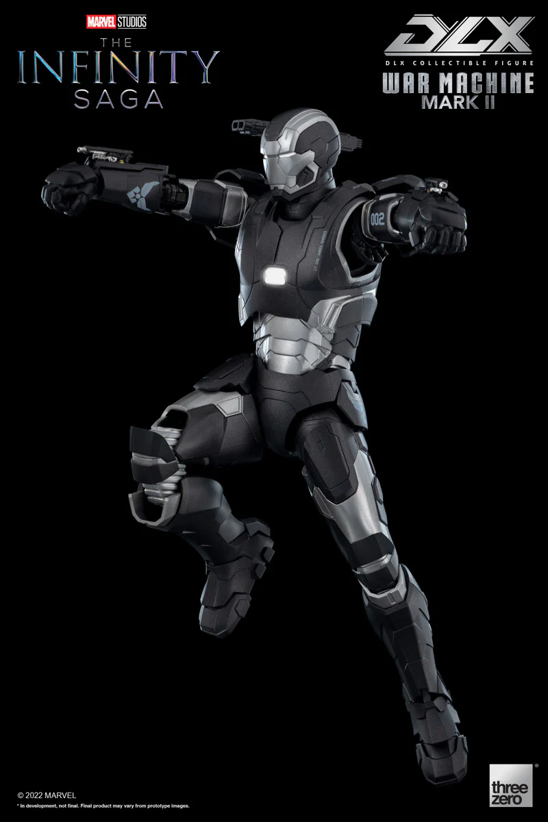 Pedido Figura DLX War Machine Mark 2 - Avengers: The Infinity Saga marca Threezero 3Z0478 escala pequeña 1/12 - Image 11
