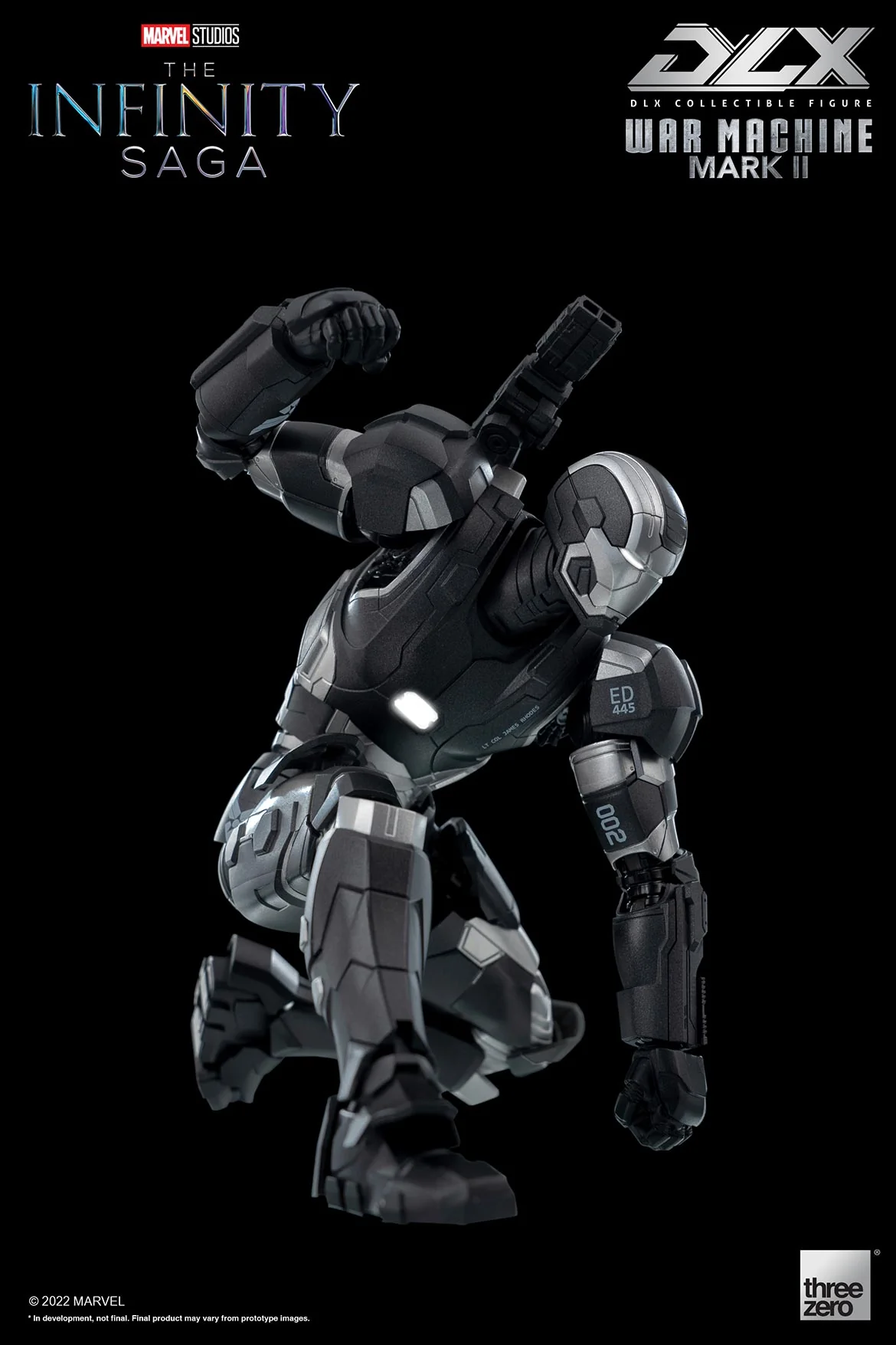 Pedido Figura DLX War Machine Mark 2 - Avengers: The Infinity Saga marca Threezero 3Z0478 escala pequeña 1/12 - Image 14