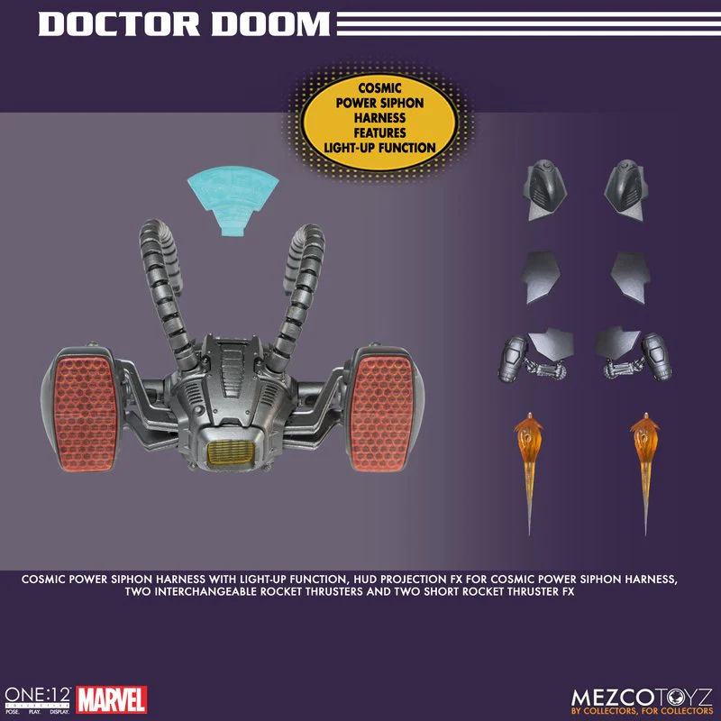Pedido Figura Doctor Doom - One:12 Collective marca Mezco Toyz 77272 escala pequeña 1/12 - Image 19