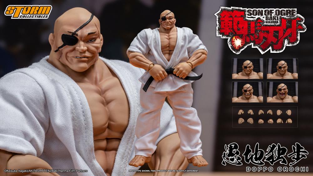 Pedido Figura Doppo Orochi - Baki Hanma: Son of Ogre marca Storm Collectibles KIBK0 escala pequeña 1/12 - Image 30