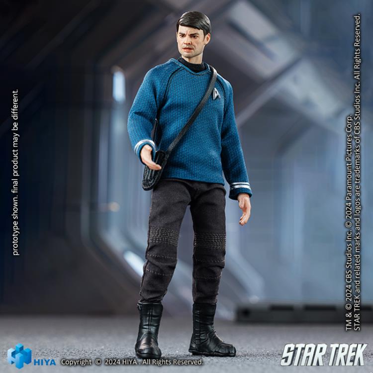 Pedido Figura Dr. Leonard "Bones" McCoy (Exclusiva PX Previews) - Star Trek (2009) - Exquisite Super Series marca HIYA ESS0267 escala 1/12 - Image 9