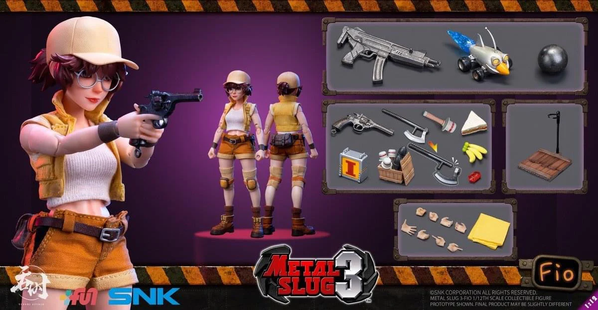 Pedido Figura Fiolina Germi - SNK METAL SLUG III marca Tunshi Studio SNK TS-006 escala pequeña 1/12 - Image 12