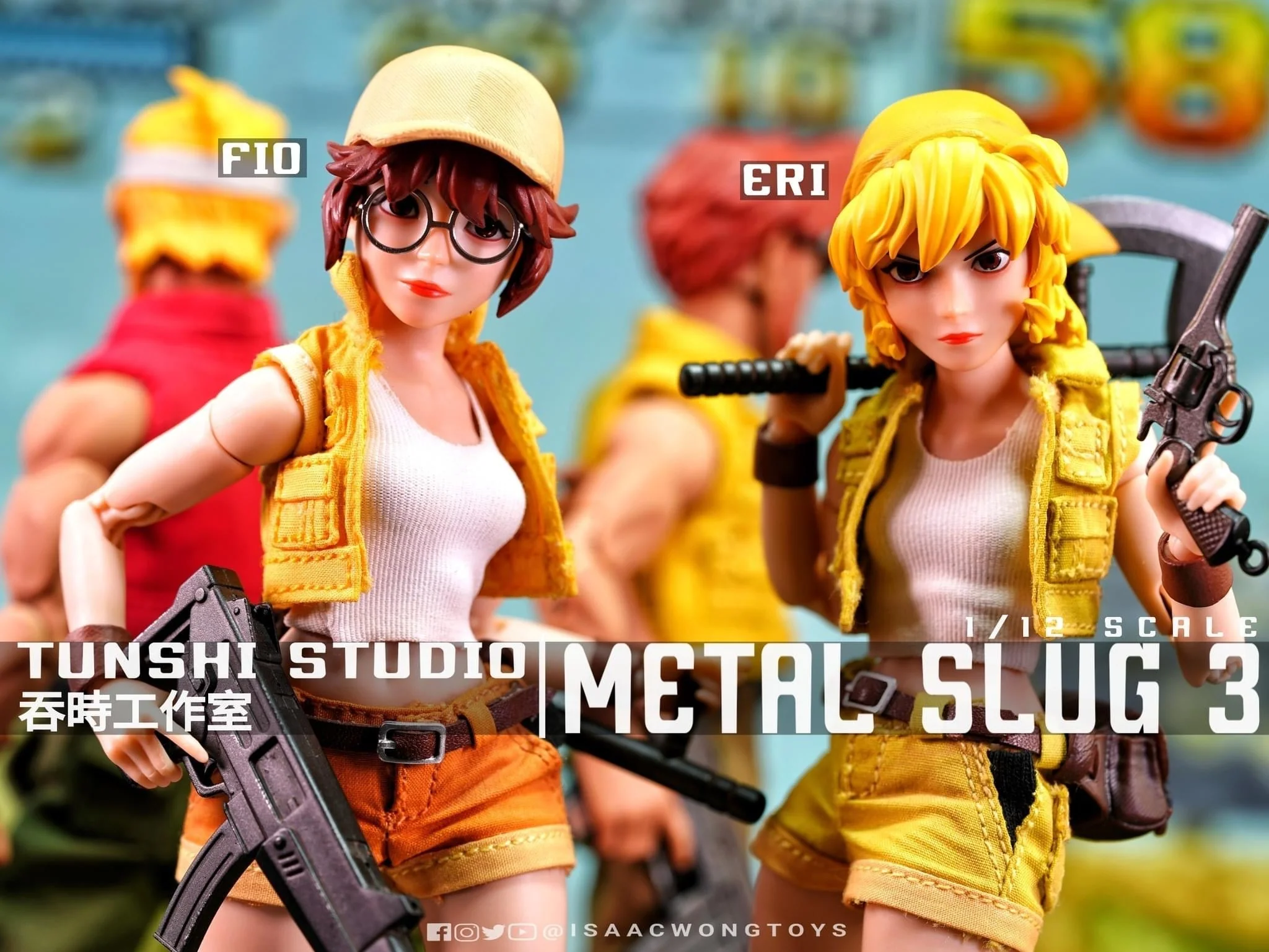 Pedido Figura Fiolina Germi - SNK METAL SLUG III marca Tunshi Studio SNK TS-006 escala pequeña 1/12 - Image 25