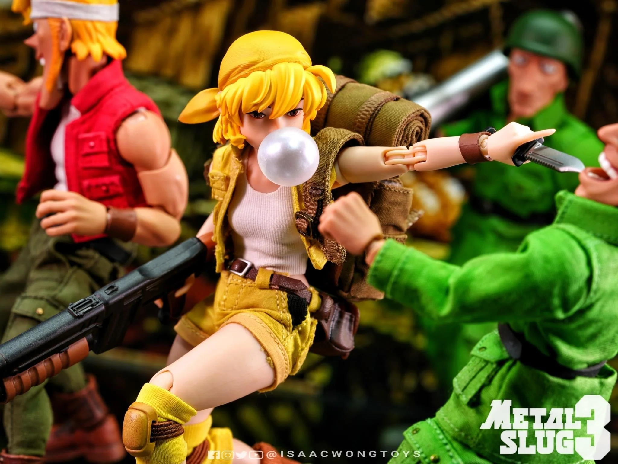 Pedido Figura Fiolina Germi - SNK METAL SLUG III marca Tunshi Studio SNK TS-006 escala pequeña 1/12 - Image 29